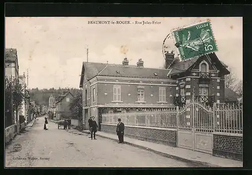 AK Baumont-le-Roger, Rue Jules-Frior