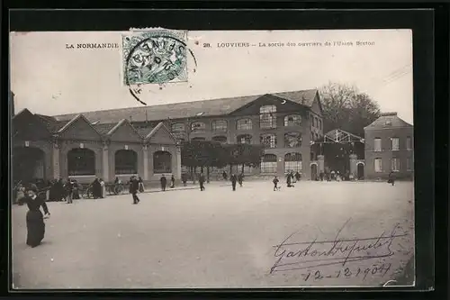 AK Louviers, La sortie des ouvriers de l'Usine Breton