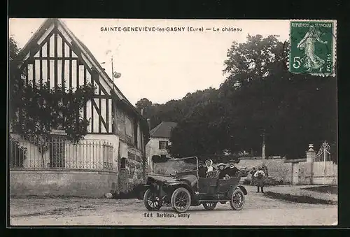 AK Sainte-Geneviéve-les-Gasny, Le chateau