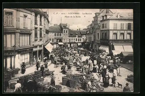 AK Luouviers, Le Marché, Place de la Halle