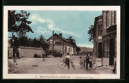 AK Douville-sur-Andelle, L'Entrée du Pays