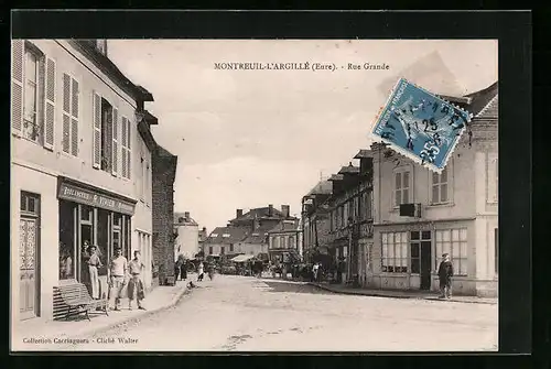 AK Montreuil-L`Argillé, Rue Grande