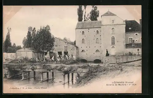 AK Lézinnes, Scierie de Marbre