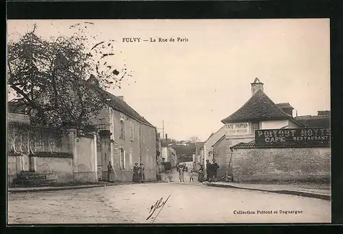 AK Fulvy, La Rue de Paris