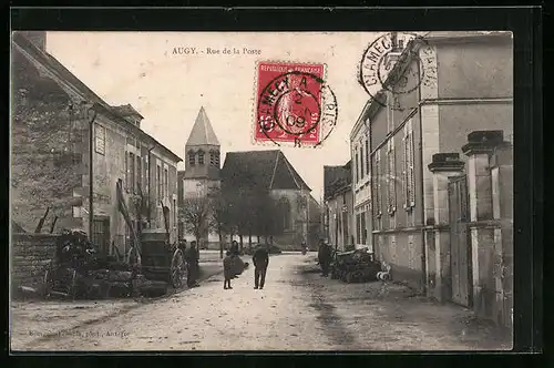 AK Augy, Rue de la Poste