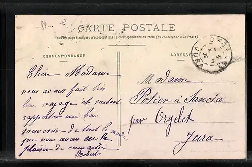 AK Augy, Rue de la Poste