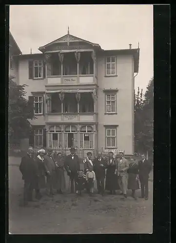 Foto-AK Friedrichroda, Hotel-Pension Villa Ilse, Strasse am Gottlob 5