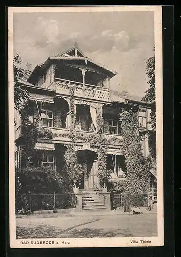 AK Bad Suderode /Harz, Hotel Villa Thiele