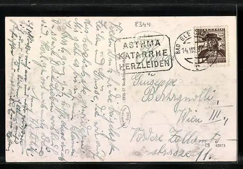 AK Bad Gleichenberg, Gasthof Schweizerei