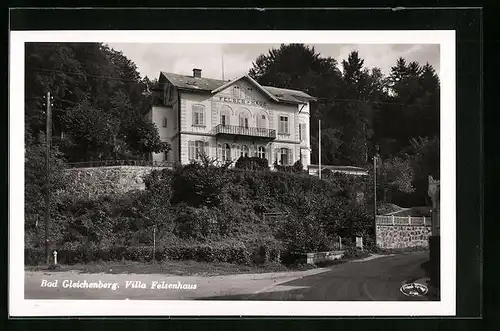 AK Bad Gleichenberg, Villa Felsenhaus im Sonnenschein