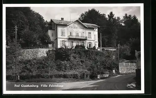 AK Bad Gleichenberg, Blick auf die Villa Felsenhaus