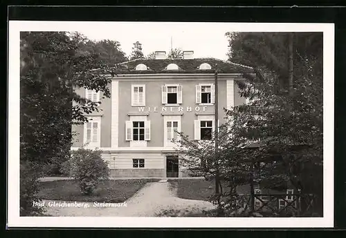 AK Bad Gleichenberg, Ansicht vom Hotel Wienerhof