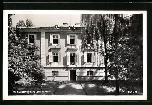 AK Bad Gleichenberg, Hotel Wienerhof im Sonnenlicht
