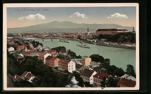 AK Linz a. d. Donau, Totalansicht von Urfahr