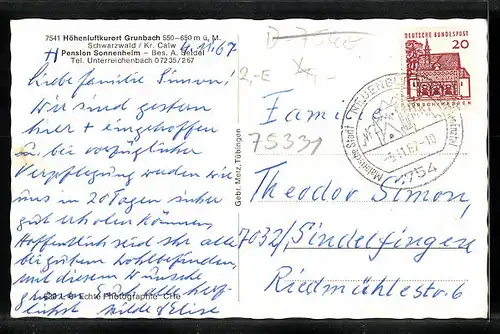 AK Grunbach, Pension Sonnenheim