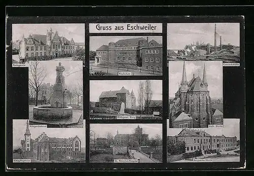 AK Eschweiler, Realschule, Bergwerks-Verein, Kreispflegehaus