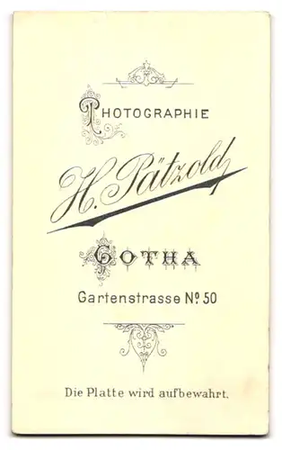 Fotografie H. Pätzold, Gotha, Gartenstr. 50, Zwei neugierig blickende Kleinkinder