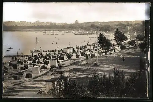 Fotografie H. Rubin & Co. Dresden-Blasewitz, Ansicht Timmendorfer Strand, Strandbad & Promenade