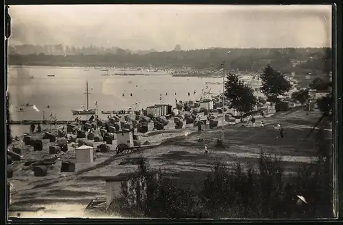 Fotografie H. Rubin & Co., Dresden-Blasewitz, Ansicht Timmendorfer Strand, Strandbad & Promenade