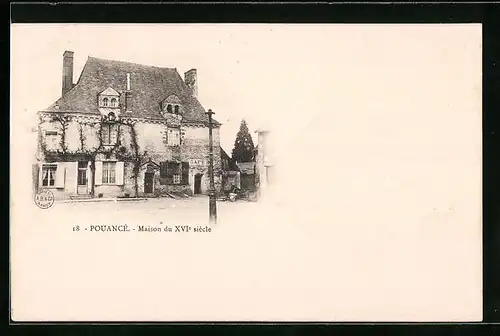 AK Pouancé, Maison du XVIe siècle