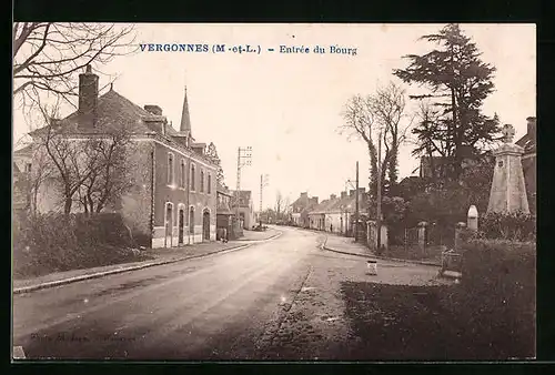 AK Vergonnes, Entrée du Bourg