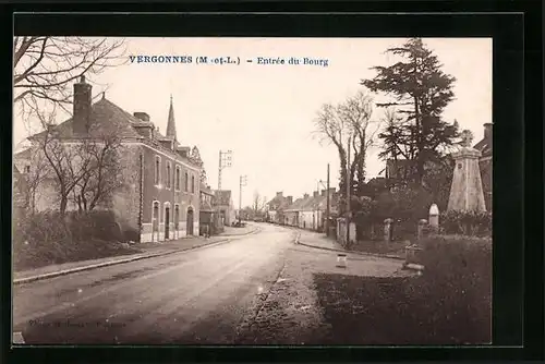 AK Vergonnes, Entrée du Bourg