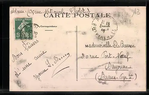 AK Cholet, La Rue Nationale