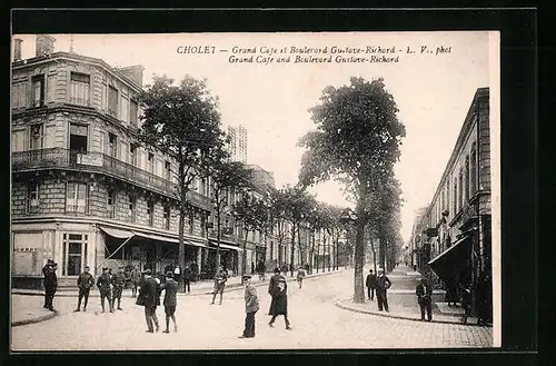 AK Cholet, Grande Cafe et Boulevard Gustave-Richard