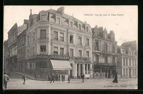 AK Cholet, Rue du Coin et Place Travot