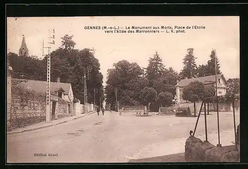 AK Gennes, Le Monument aux Morts