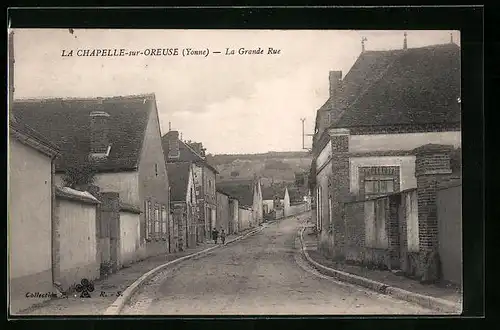 AK La Chapelle-sur-Oreuse, La Grande Rue