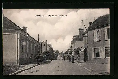 AK Flogny, Route de Tonnerre