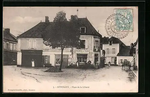AK Appoigny, Place de la Liberte