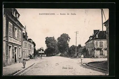 AK Dannemoine, Route de Paris