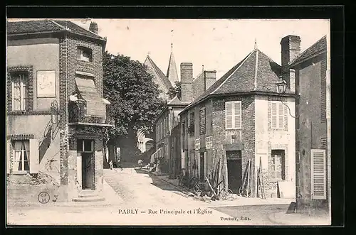 AK Parly, Rue Principale et l'Eglise