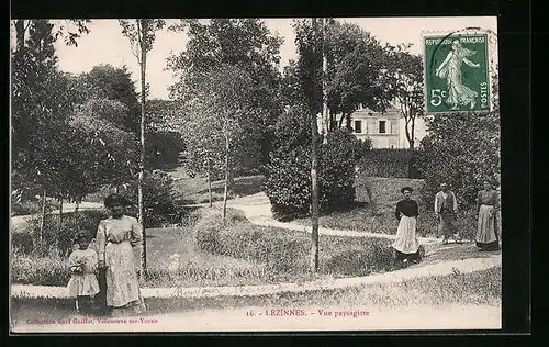 AK Lézinnes, Vue paysagiste