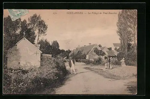 AK Coulanges, Le Village de Pont-Bourdon