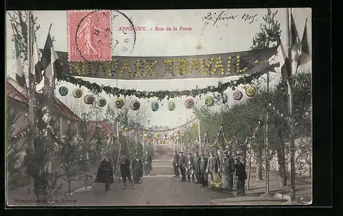 AK Appoigny, Rue de la Poste