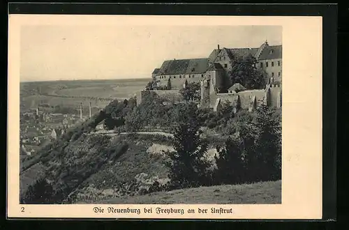 AK Freyburg a. Unstrut, Blick zur Neuenburg