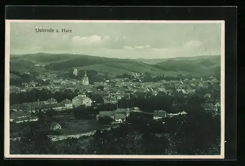 AK Osterode /Harz, Ortsansicht aus der Vogelschau