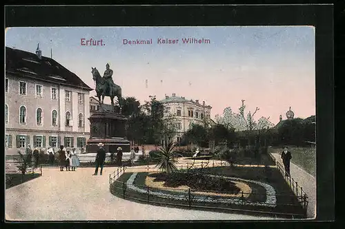 AK Erfurt, Anlage am Kaiser Wilhelm-Denkmal