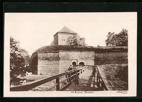 AK Erfurt, Pförtchen mit Holzweg