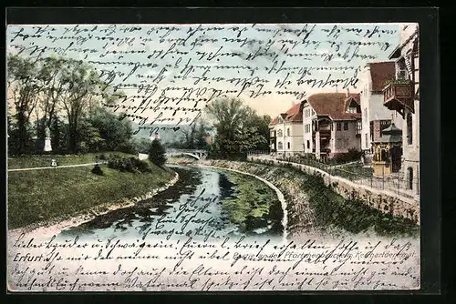 AK Erfurt, Partie an der Pförtchenbrücke