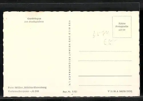 AK Gardelegen, Am Stadtgraben