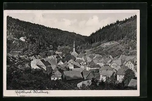 AK Wirsberg, Ortsansicht mit Kirche