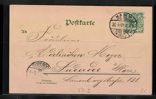 Lithographie Aus Mohnblumen wachsende Kindergesichter, Metamorphose