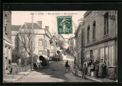 AK Lyre, Rue du Pavé, Bas du Bourg