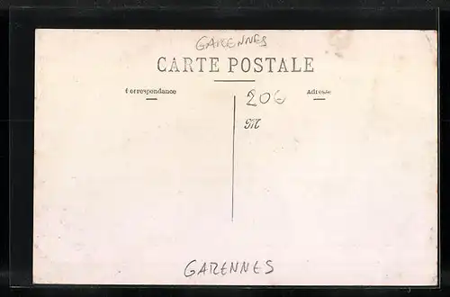 Foto-AK Garennes, L`Ecluse