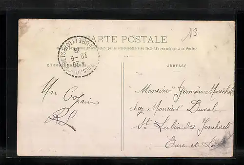 AK Tillières-sur-Avre, Maison du XVIIe siècle