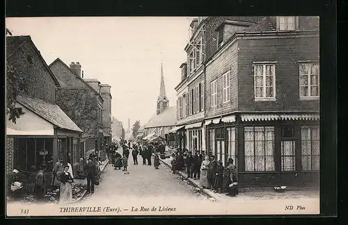 AK Thiberville, La Rue de Lisieux